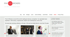 Desktop Screenshot of fineartbrokers.com