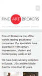 Mobile Screenshot of fineartbrokers.com
